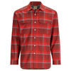 Изображение Рубашка Simms Coldweather LS Shirt, Cutty Red Asym Ombre Plaid, M
