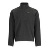 Изображение Пуловер Simms Rivershed Half Zip Fleece, Black Heather, M