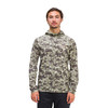 Изображение Футболка Grundens Solstrale Hoodie, Refraction Camo Green, L