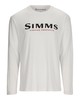 Изображение Футболка Simms Logo LS Shirt, White, XXL