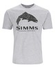 Изображение Футболка Simms Wood Trout Fill T-Shirt, Grey Heather, L