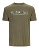 Изображение Футболка Simms Logo T-Shirt, RC Dark Clover/Military Heather, XL