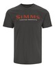 Изображение Футболка Simms Logo T-Shirt, Simms Orange/Charcoal Heather, L