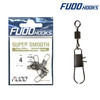 Изображение Вертлюг Fudo SCRI04 FCS Rolling Swivel w/int.snap BN №4 (4 шт./уп.)