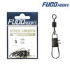 Изображение Вертлюг Fudo SCRI05 FCS Rolling Swivel w/int.snap BN №5 (5 шт./уп.)