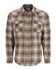 Изображение Рубашка Simms Santee Flannel LS Shirt, Black/Br.Blue Pane Ombre, M