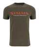 Изображение Футболка Simms Logo T-Shirt, Loden Heather, M
