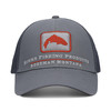 Изображение Кепка Simms Single Haul Small Fit Trucker, Gunmetal Trout