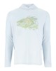 Изображение Термофутболка Simms Tech Hoody - Artist Series, Bimini Trout Head, XXL
