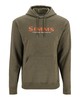 Изображение Толстовка Simms Logo Hoody, Military Heather, XL