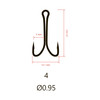 Изображение Крючки Saikyo двойн.Normal Shank KH-11041 № 4 BN (100шт)