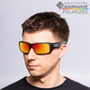 Изображение Очки поляризационные Tagrider IMN-001-45 Gold Red Mirror IMN-001-45