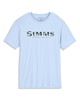 Изображение Футболка Simms Simms Shroud Fill Logo T-Shirt, Sky Blue, XXL