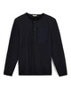 Изображение Джемпер Simms Midstream Henley, Black, XL
