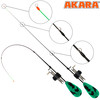 Изображение Удочка зимняя Akara Finezza Elite L (1,0-3,6 г) Gr-Gn FEL-G-GN