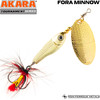 Изображение Блесна вертушка Akara Tournament Series Fora Minnow 3 ATFM3-GOL-21