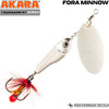 Изображение Блесна вертушка Akara Tournament Series Fora Minnow 3 ATFM3-SIL-19