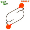 Изображение Джиг-головка Akara Trout Time Шар Orange 3 шт в блистер JTR-07-4-OR-F3
