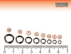Изображение Кольцо Formix YM-6008-#3.5-BN Flatted Split Ring (10шт)