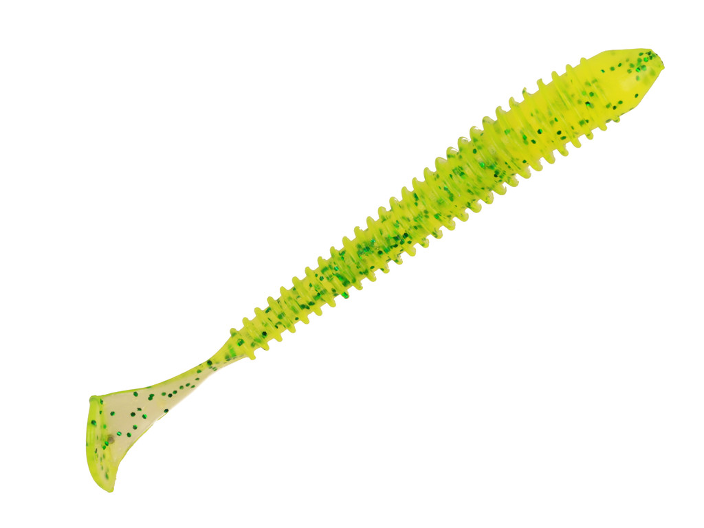 Фотография Приманка Forsage Tasty worm 3.2" 8 см #008 Lemon green (9 шт)