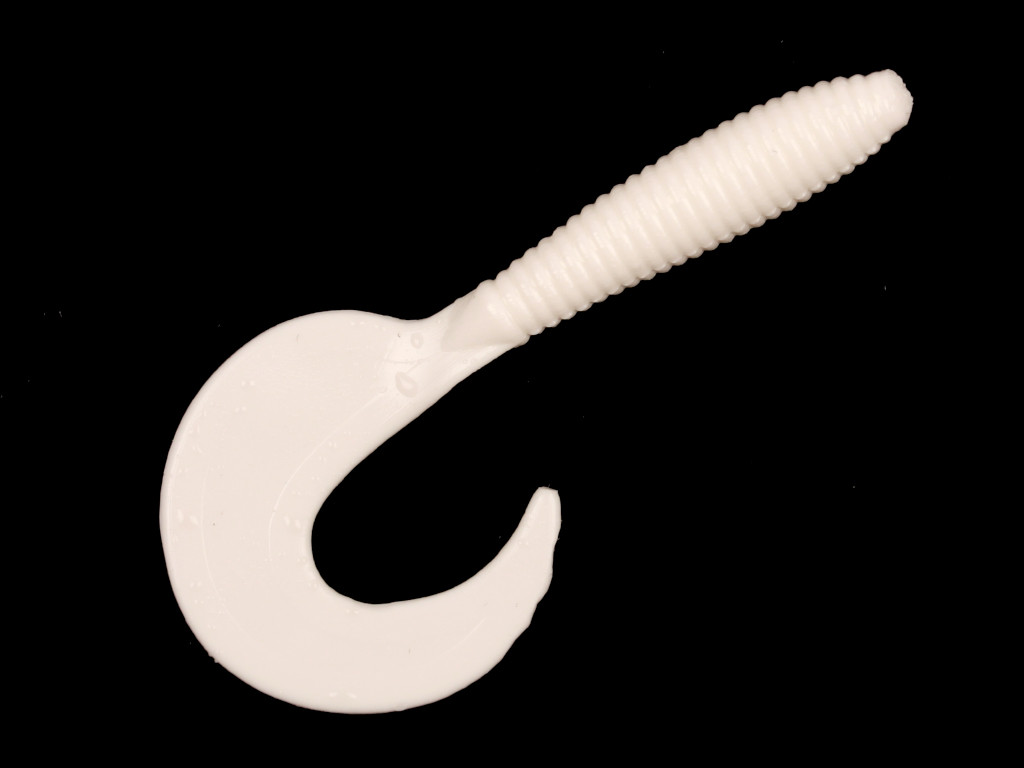 Фотография Приманка Forsage Twister 3.5" 9 см #001 White (6 шт)