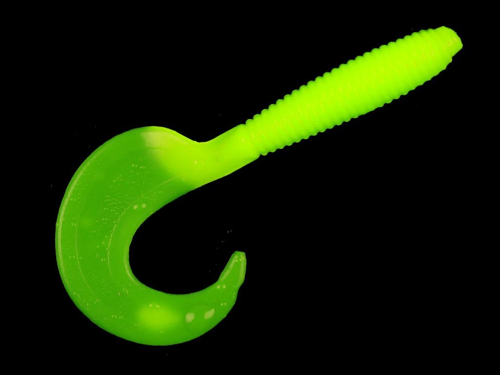 Фотография Приманка Forsage Twister 3.5" 9 см #002 Chartreuse (6 шт)