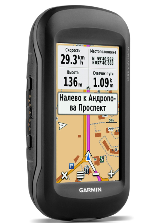 Фотография Навигатор Garmin Montana 680t, GPS/ГЛОНАСС topo Russia