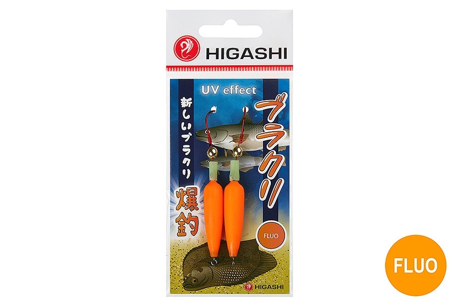 Фотография Приманка HIGASHI Burakuri #12 Fluo orange (22гр)
