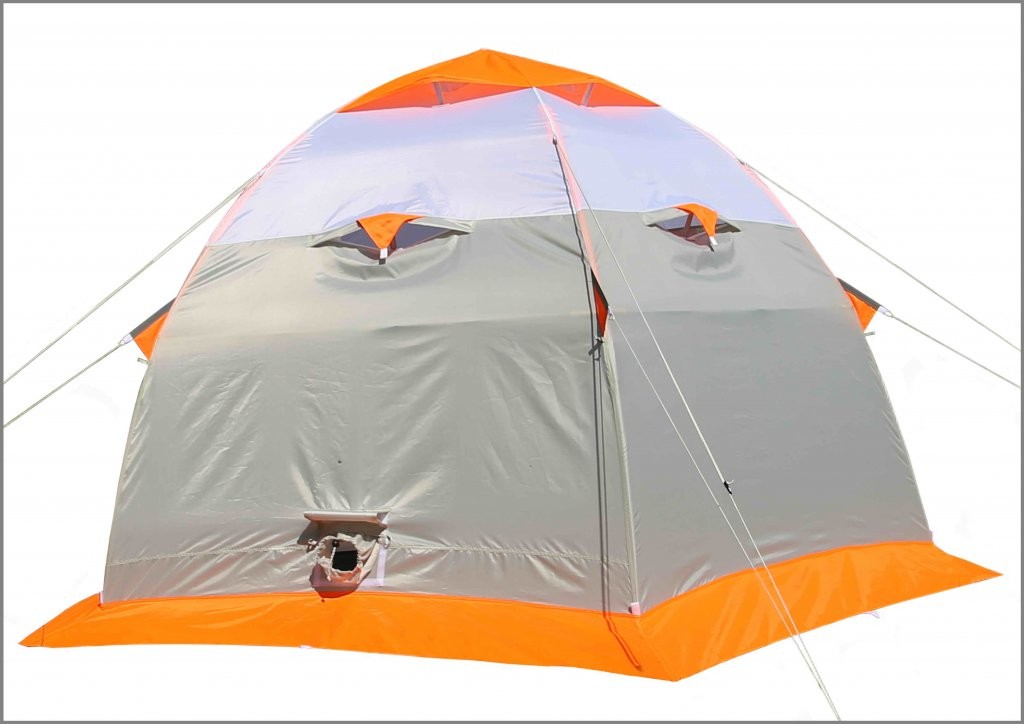 Фотография Палатка ЛОТОС 3 Эко (оранжевый)