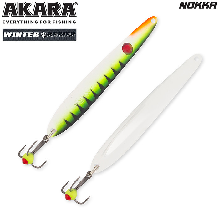 Фотография Блесна Akara Ice Nokka 75 10гр. 18-Sil/Sil