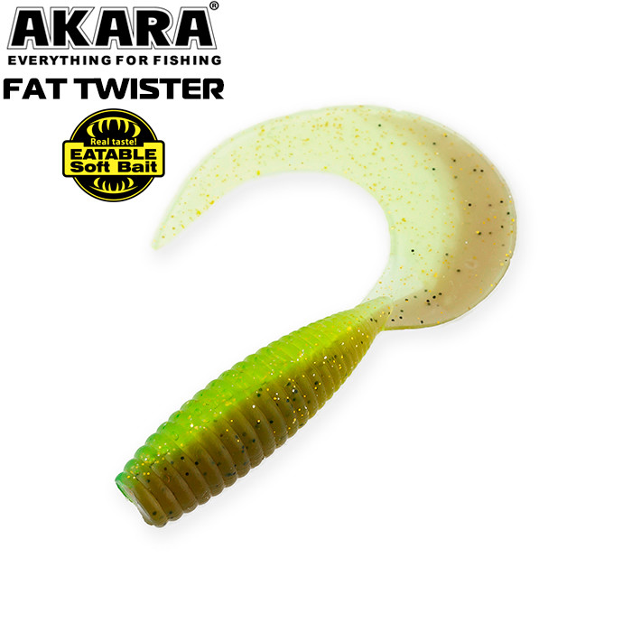 Фотография Твистер Akara Eatable Fat Twister 35 L8(10 шт.)