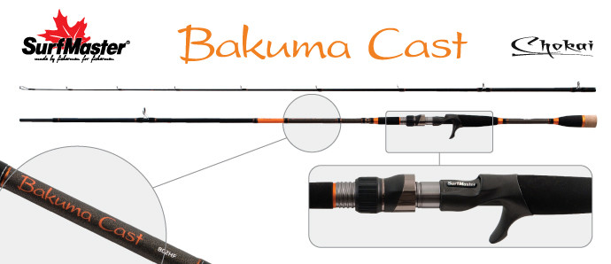 Фотография Спиннинг S Master Chokai Series Bakuma Cast 802HF TX-20 (21-56) 2,44 м