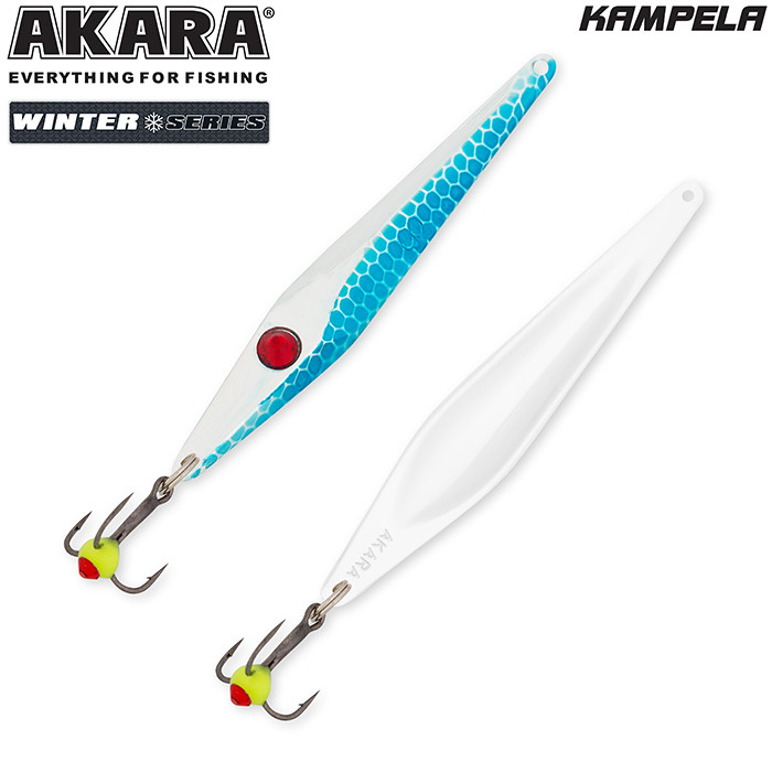 Фотография Блесна Akara Ice Kampela 55 4гр. 6-Sil/Sil