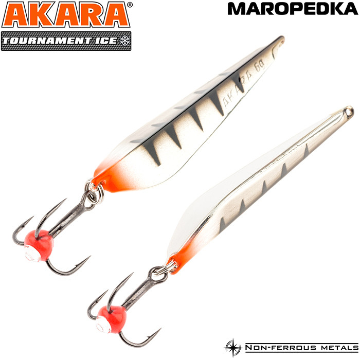 Фотография Блесна Akara Tournament Ice Maropedka 60 8гр. 31/Sil