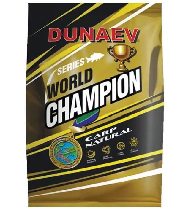 Фотография Прикормка Dunaev-World Champion 1кг Carp Natural
