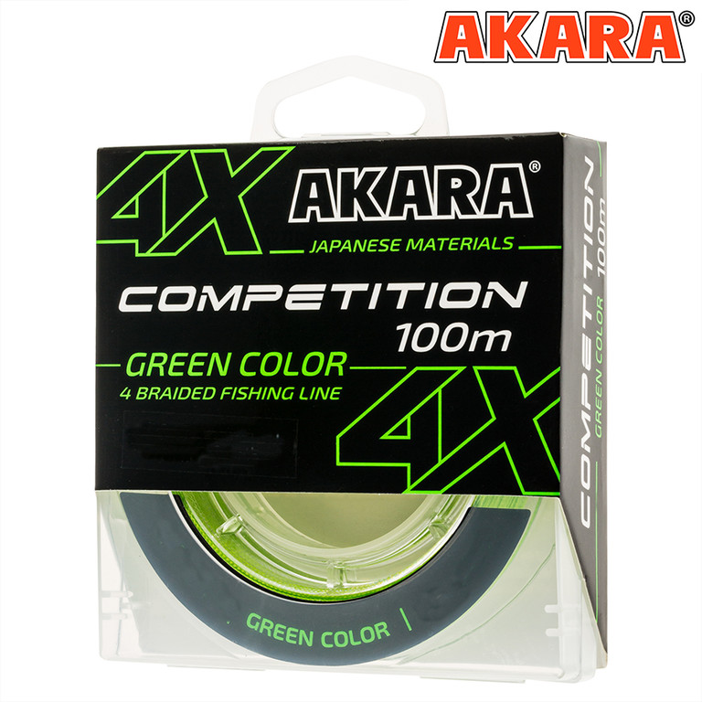Фотография Шнур Akara Competition Green 100 м 0,14
