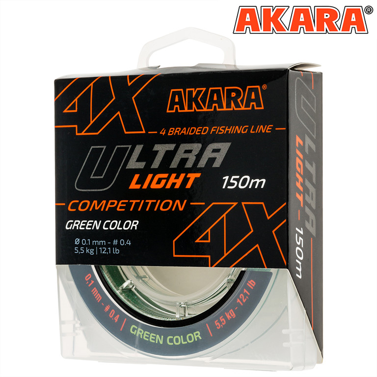 Фотография Шнур Akara Ultra Light Competition Green 150 м 0,06