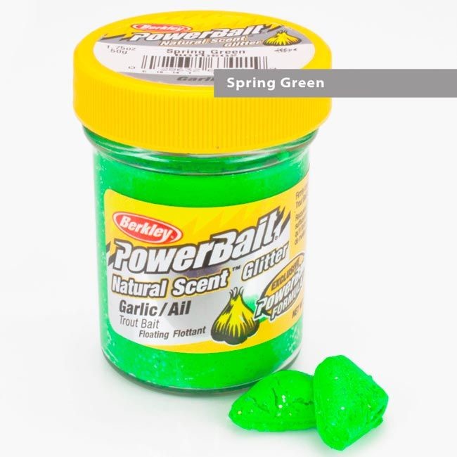 Фотография Паста Berkley PowerBait Natural Scent Garlic SPRING GREEN 50 1290575