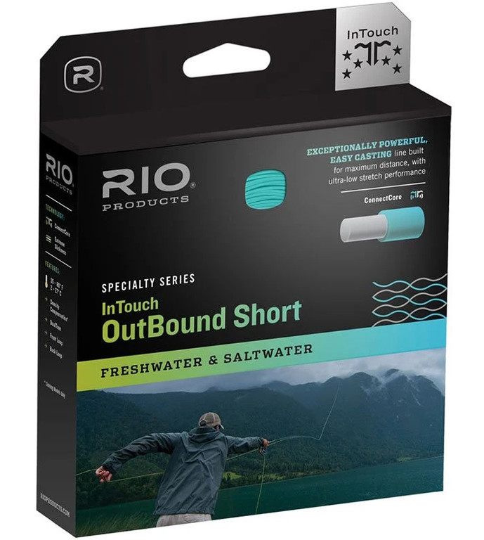 Фотография Шнур Rio Intouch Outbound Short, WF7I/S3, Brown/Yellow