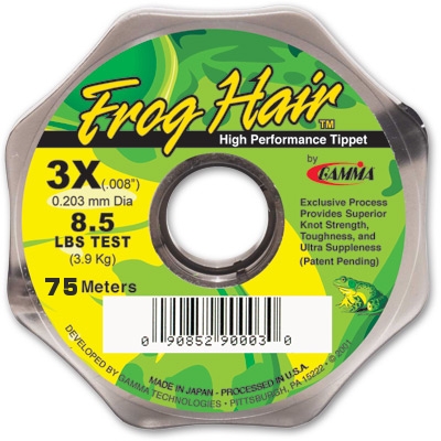 Фотография Леска Frog Hair High Perfomance Tippet 0.330 mm 75m 9.10kg