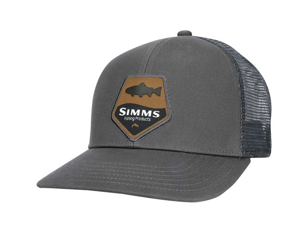 Фотография Кепка Simms Trout Patch Trucker, Carbon