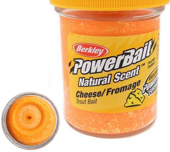 Фотография Паста Berkley PowerBait Natural Scent Cheese FLUO Orange 50g