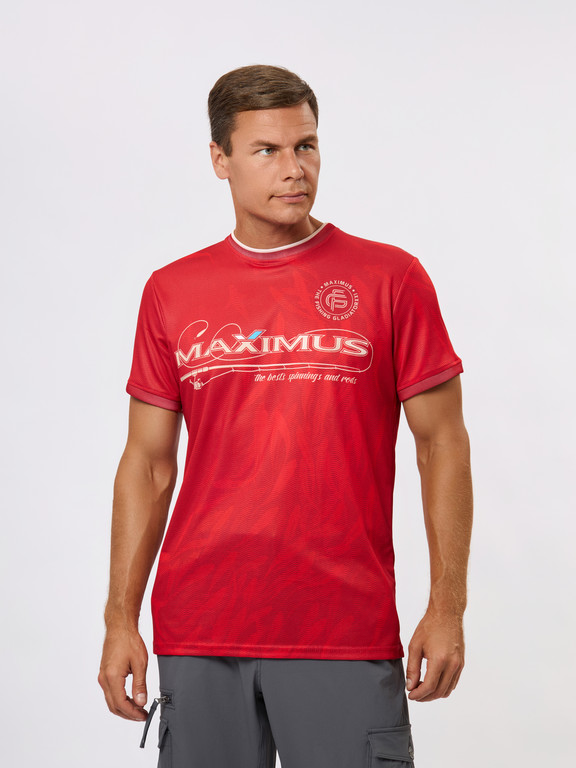 Фотография Футболка Maximus красн. р-р XL