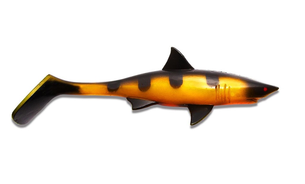 Фотография Силиконовая приманка Shark Shad, цвет: Black Okoboji Perch