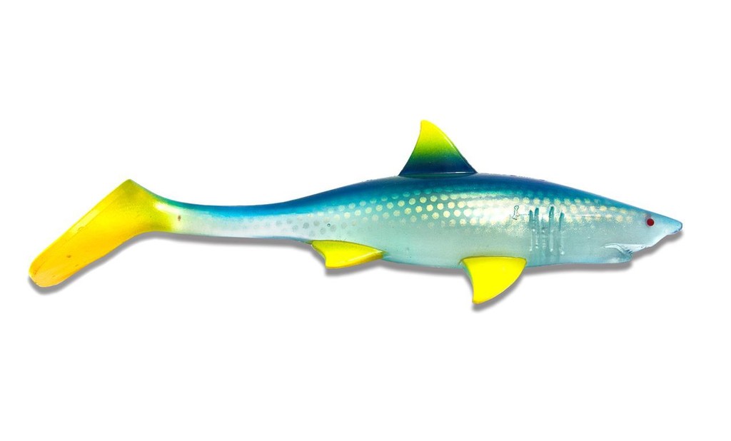Фотография Силиконовая приманка Shark Shad, цвет: Clear Blue Lemonade