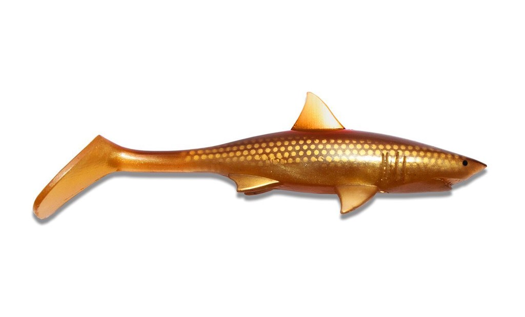 Фотография Силиконовая приманка Shark Shad, цвет: Golddigger, (SS-GD-11)