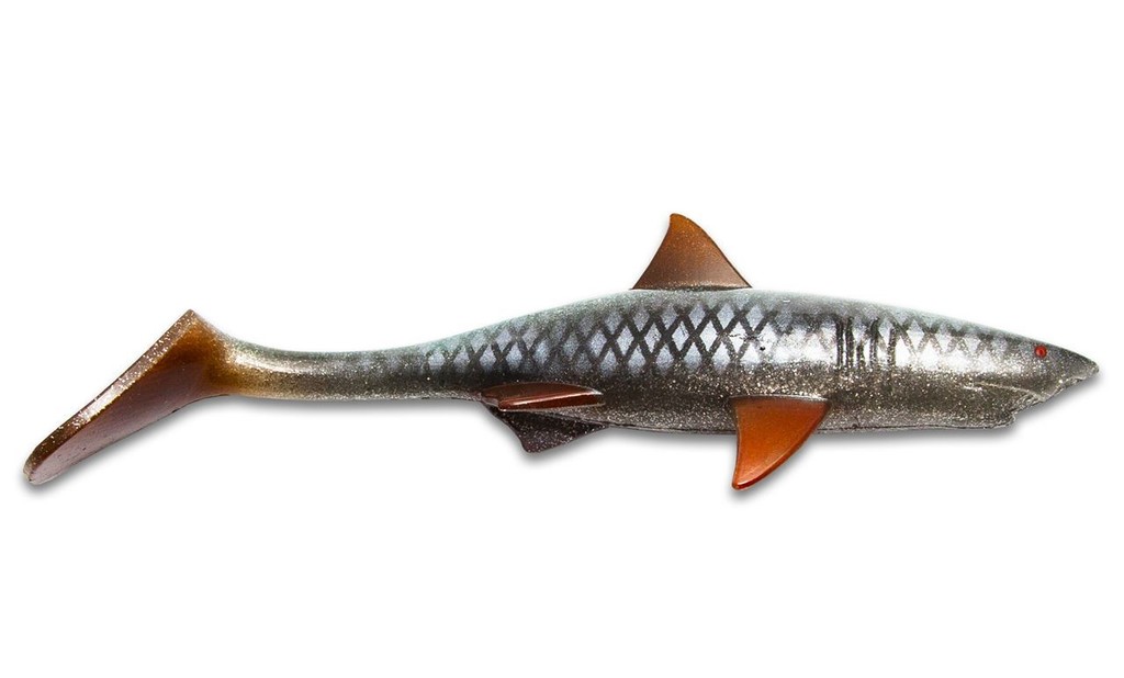 Фотография Силиконовая приманка Shark Shad, цвет: Real Roach, (SS-RR-13)