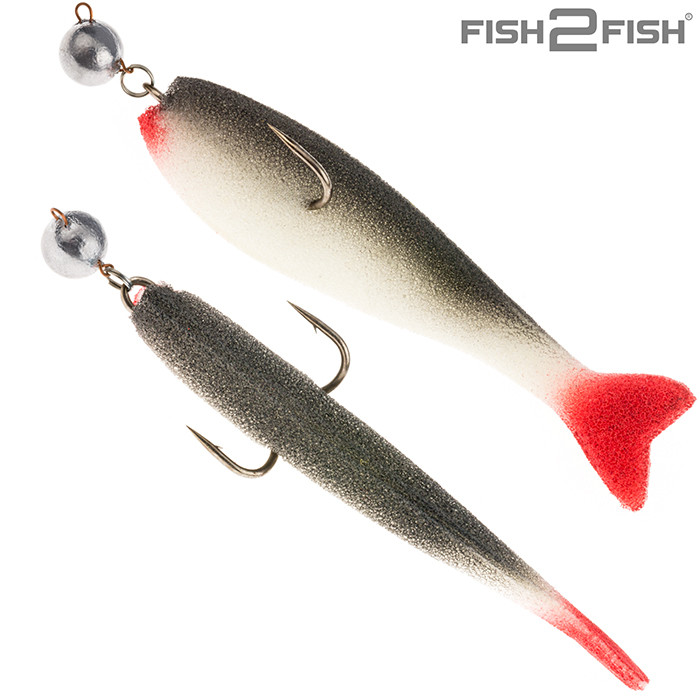 Фотография Рыбка поролон F2F с двойником и чебурашкой 8см цвет №1 (5шт.)