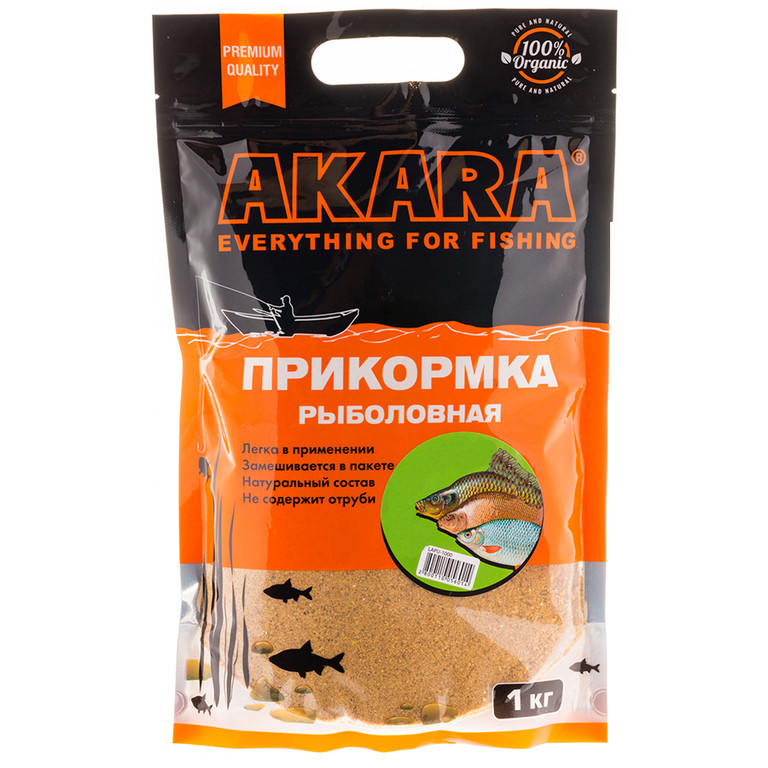 Фотография Прикормка Akara Premium Organic 1,0 кг Слива