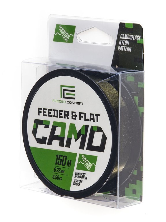 Фотография Леска моно. Feeder Concept FEEDER&FLAT Camo 150/030